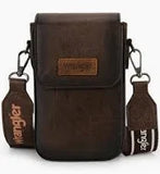 WG118-204 Wrangler Crossbody Cell Phone Purse With Back Card Slots