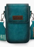 WG118-204 Wrangler Crossbody Cell Phone Purse With Back Card Slots