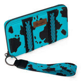 WG133-W006 Wrangler Cow Print Wallet