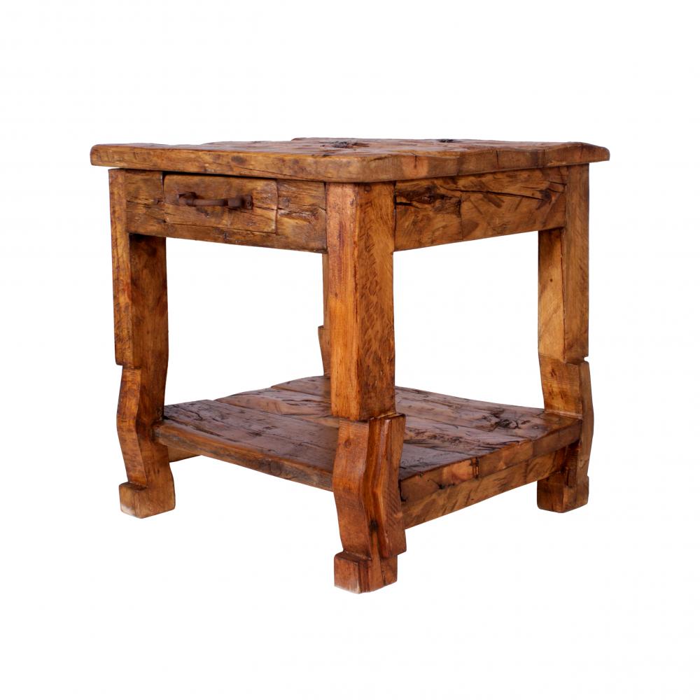 Old Fashioned Collection End Table - LOREC Ranch Home Furnishings
