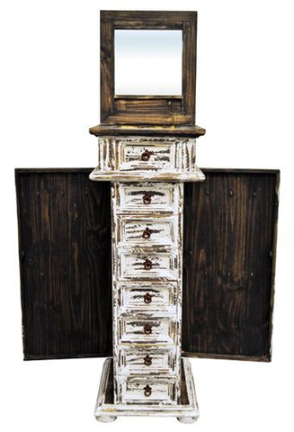 Jewelry Armoire with Side Doors - LOREC Ranch Home Furnishings