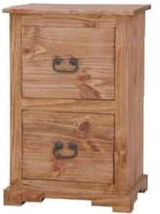 Double Drawer File Cabinet - LOREC Ranch Home Furnishings