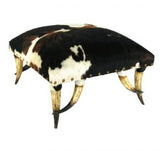 Horn Collection Ottoman - LOREC Ranch Home Furnishings