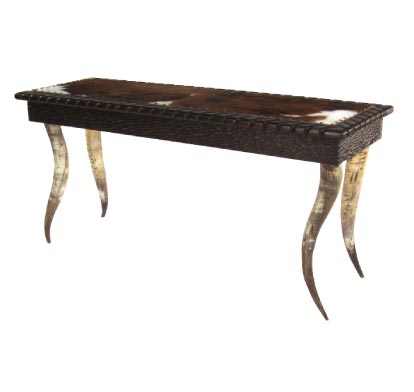 Horn Collection Sofa Table 60 inches - LOREC Ranch Home Furnishings