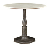 Denali Marble Top 36" Dining Table - LOREC Ranch Home Furnishings
