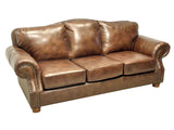 Rustic Rust Sofa