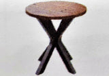Small Round Telephone Table With Oak Top