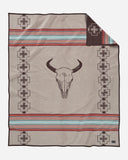 Pendleton® American West Tan Blanket - LOREC Ranch Home Furnishings