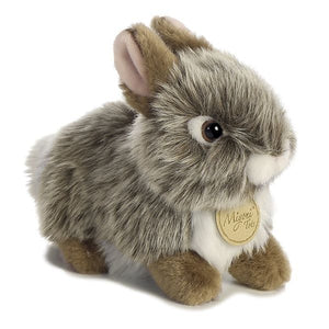 Miyoni- 7" Baby Bunny - Grey