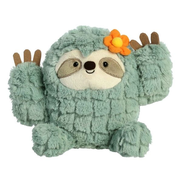 Small Stuffed Sloth Cactus Kingdom Plush By Aurora 33548