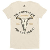 Natural Yellowstone Skull For The Brand Tee