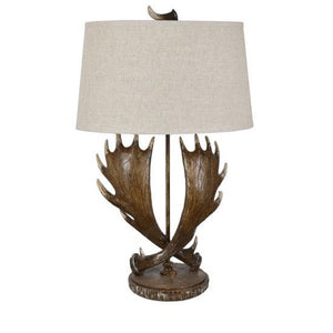 Moose Run Lamp And Lampshade Included