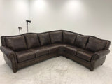 Tuscon Sectional With Brown Croco