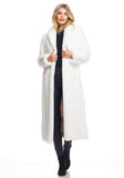 Classic Full Length White Mink Coat