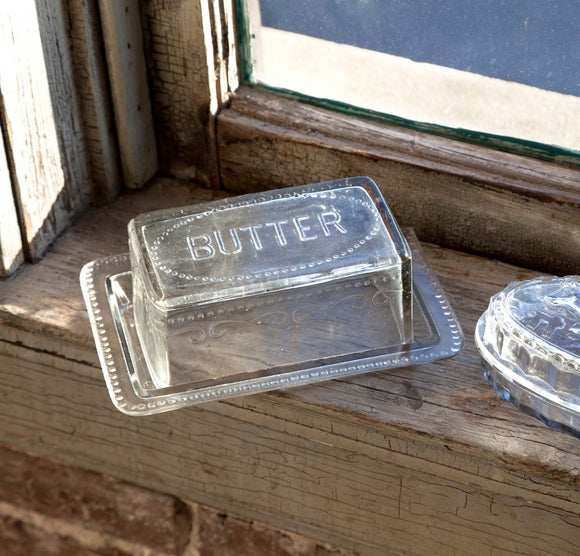 Glass Butter Dish