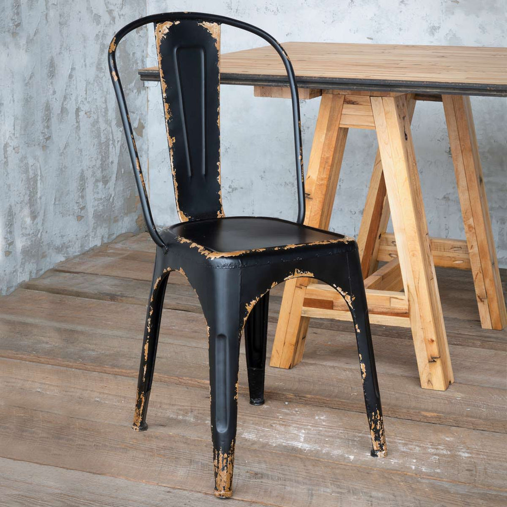 Antique Distressed Bistro Chair