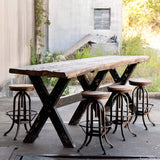 Industrial Factory Table - LOREC Ranch Home Furnishings