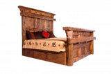 King Old Fashion Curved Bed W/ Storage Drwrs - LOREC Ranch Home Furnishings