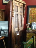 Western Old Door Corner Cabinet