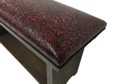 Floral Pomegranate Bench - LOREC Ranch Home Furnishings