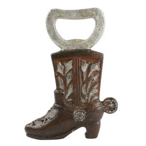 Rust Cowboy Boot Bottle Opener