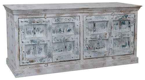 Farmhouse Old 4 Door Sideboard