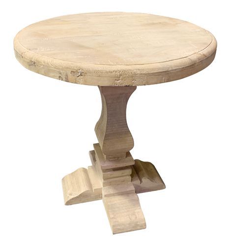 Round Pedestal Occasional Table