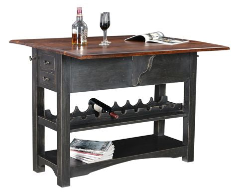 Esme Pub Table With Wine Rack