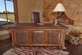 Rio Executive Leather and Wood Desk - LOREC Ranch Home Furnishings