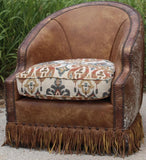 Bronco Barrel Chair - LOREC Ranch Home Furnishings