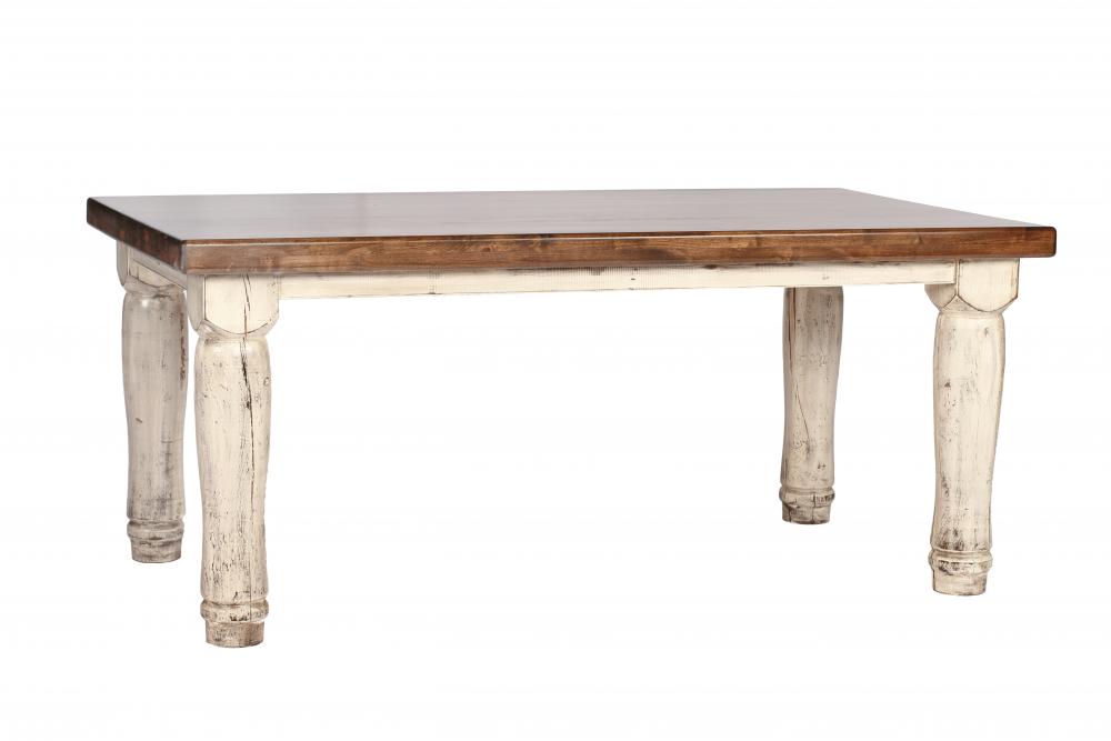 Alder Dining Table with Turned Leg (Extra Large) - LOREC Ranch Home Furnishings