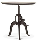 Industrial Crank Base Table - LOREC Ranch Home Furnishings