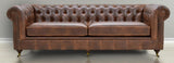 Chesterfield Antique Black Sofa