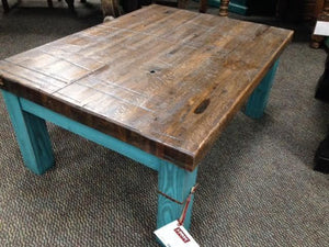 Railroad Car Flooring Coffee Table