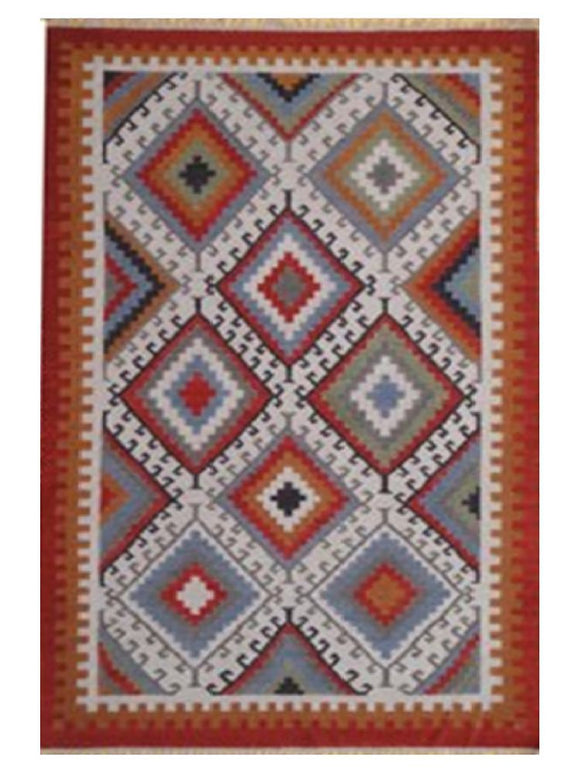 New Kilim 2X3 Rug Diamond Patchwork