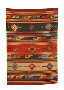 New Kilim 2X3 Rug Oklahoma Sunset