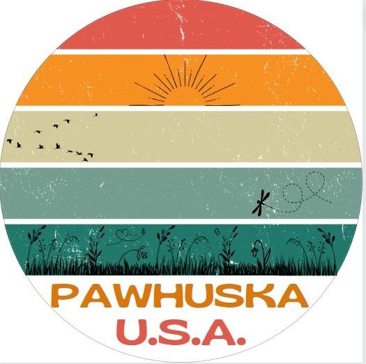 Pawhuska U.S.A. Sticker