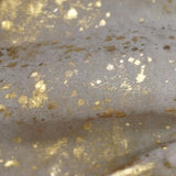 White & Gold Acid Wash Cowhide - LOREC Ranch Home Furnishings