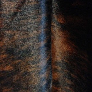 Mahogany Brindle Cowhide