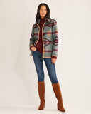 Women'S Reversible Wool Barn Coat