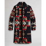 Pendleton Rockpoint Coat Wool Red Black Taupe