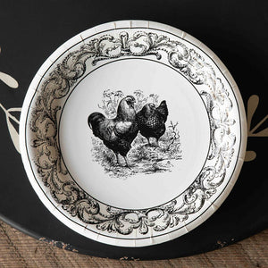 Rooster Dinner Paper Plates