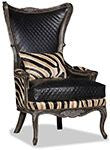 Exotic Zebra Danica Chair - LOREC Ranch Home Furnishings