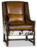 Tri Color Cowhide Scottie Chair Relic