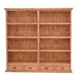 78" Bookcase With 4 Shelves - LOREC Ranch Home Furnishings