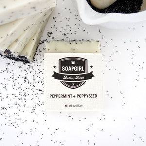  Artisanal Peppermint&Poppyseed Soap Bar