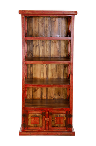 Iron Scroll Bookcase