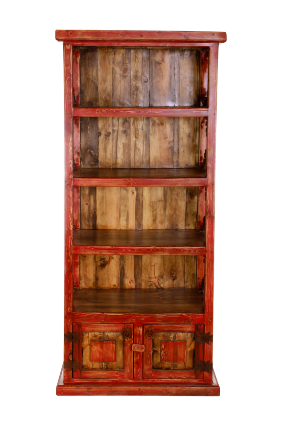 Iron Scroll Bookcase