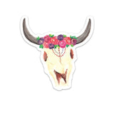 Bull Skull Sticker