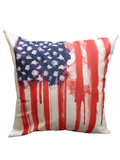 Watercolor Abstract Flag *Limited Edition* Pillow Cover - LOREC Ranch Home Furnishings
